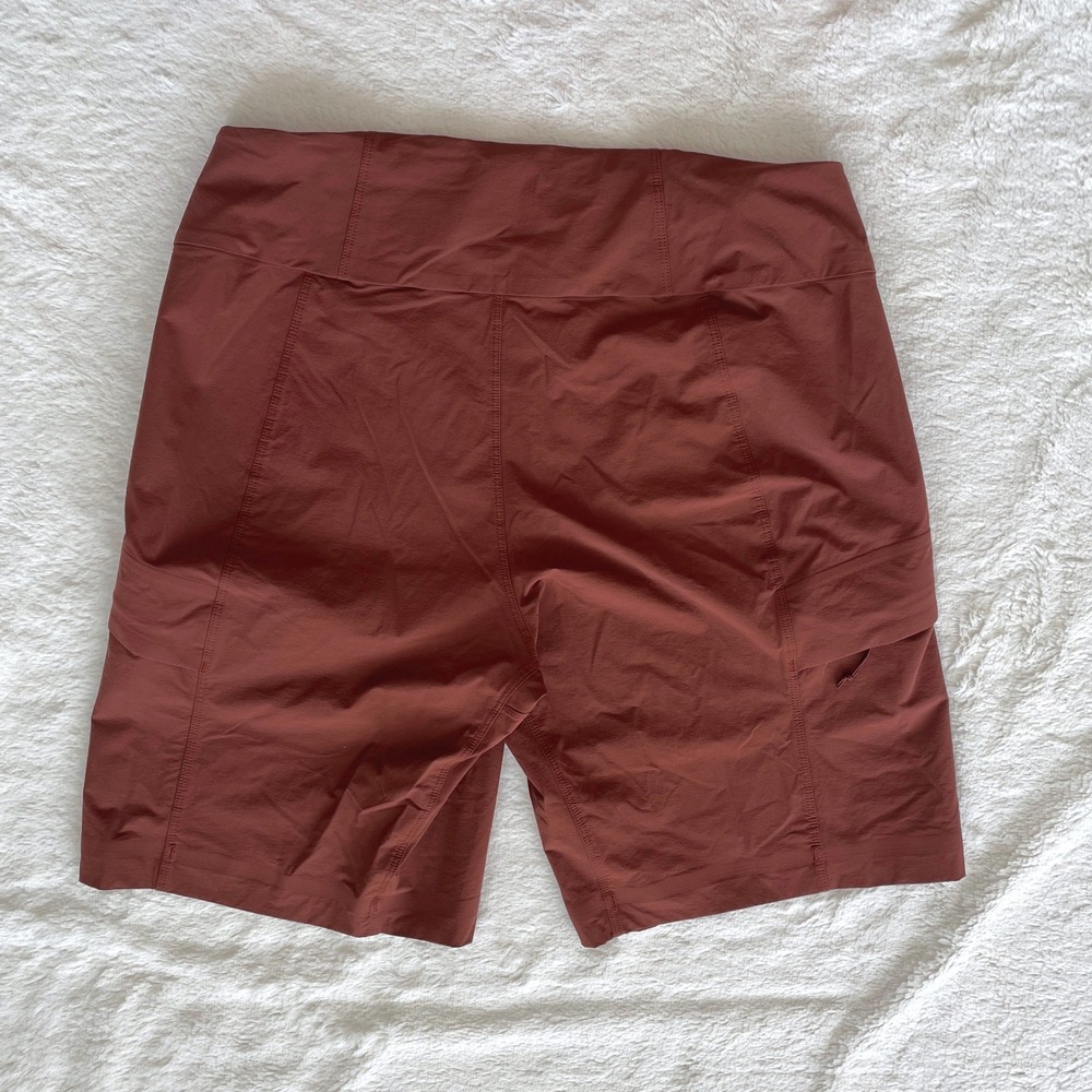 Arcteryx Womens Sabria Short Terracotta Red Orange Hiking Technical Cargo Size 4 - Picture 7 of 10